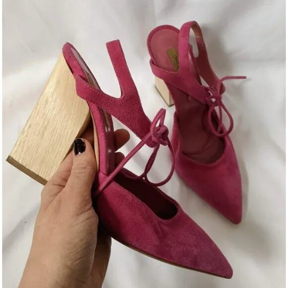 Dee Keller Mallory Heels in Fuschia - Picture 3 of 15